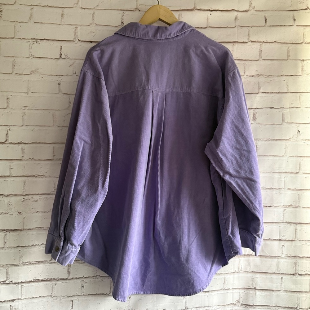 Wild Fable Lavender Corduroy Shirt - Picture 3 of 5
